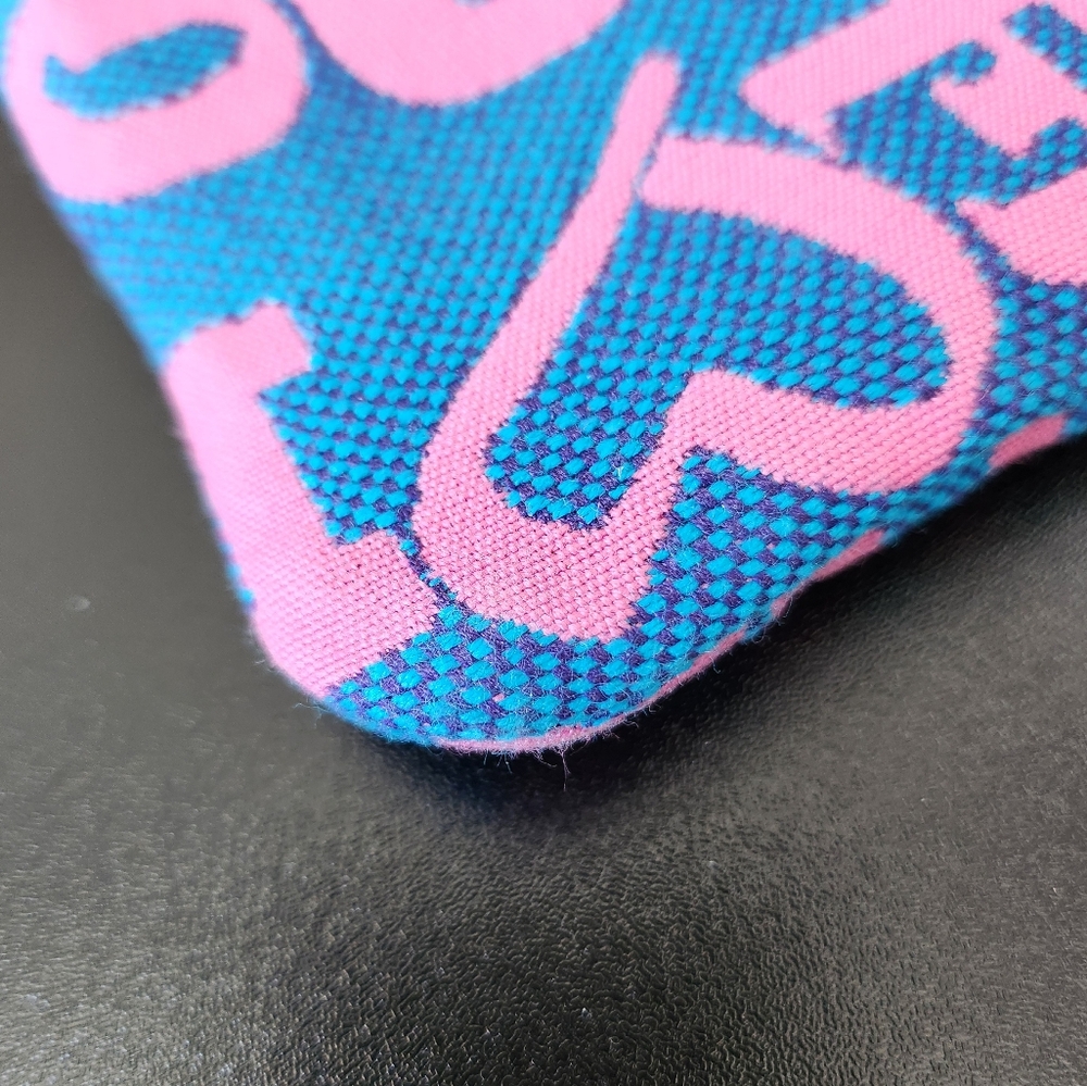 !SOLD! Dooney Blue Triple Zip Pouch - Picture 7 of 8